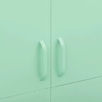 Armoire métallique moderne avec étagères réglables - Menthe (89,9 cm x 50 cm x 180,1 cm)