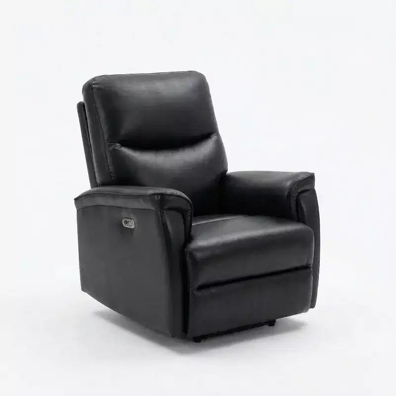 Power Recliner Chair with 270° Swivel - Wide PU Leather Seat