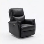 Fauteuil inclinable électrique avec pivotant à 270° - Large assise en cuir PU