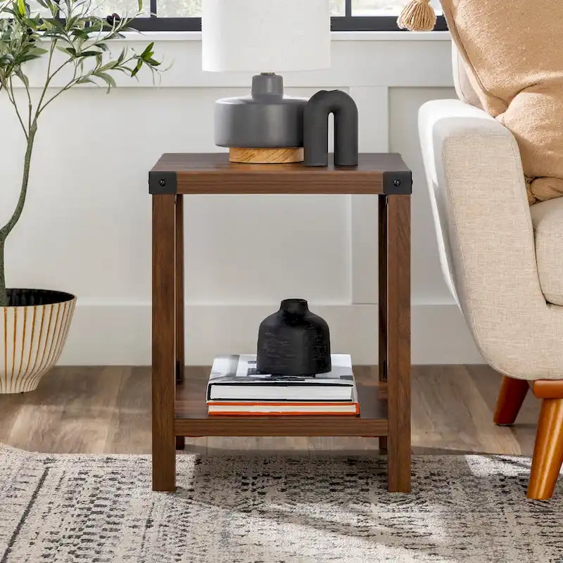 Table d'appoint Middlebrook Kujawa 18 pouces avec pieds en X