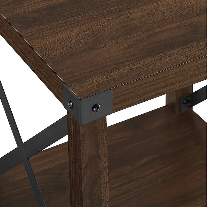 Table d'appoint Middlebrook Kujawa 18 pouces avec pieds en X