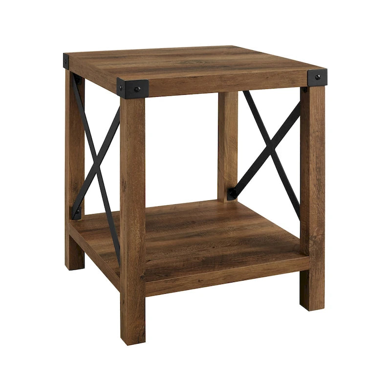 Table d'appoint Middlebrook Kujawa 18 pouces avec pieds en X