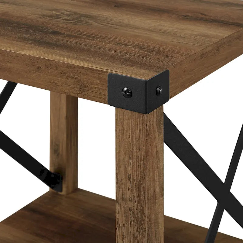 Table d'appoint Middlebrook Kujawa 18 pouces avec pieds en X