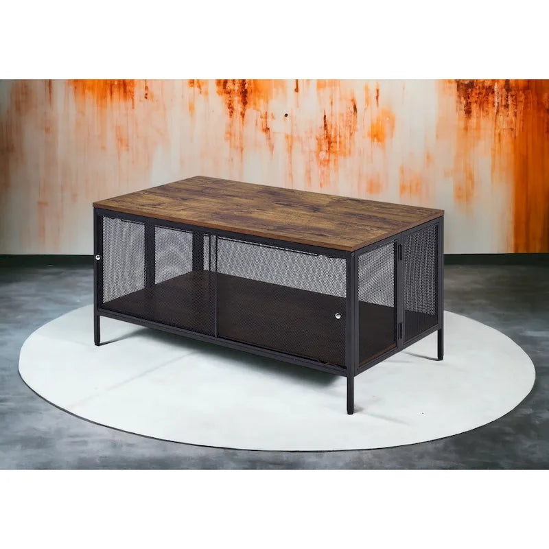 Table basse en chêne antique