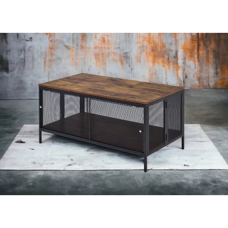 Table basse en chêne antique