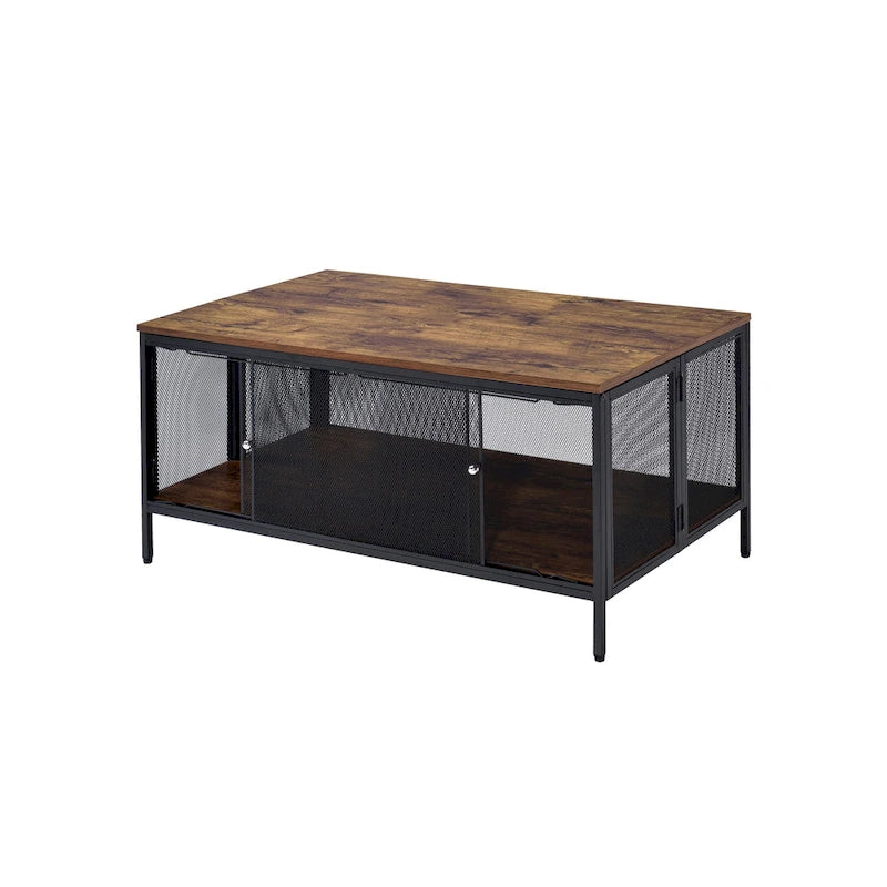 Table basse en chêne antique