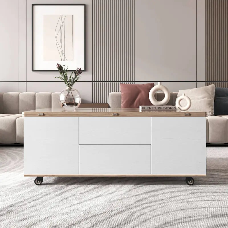 Table basse relevable moderne