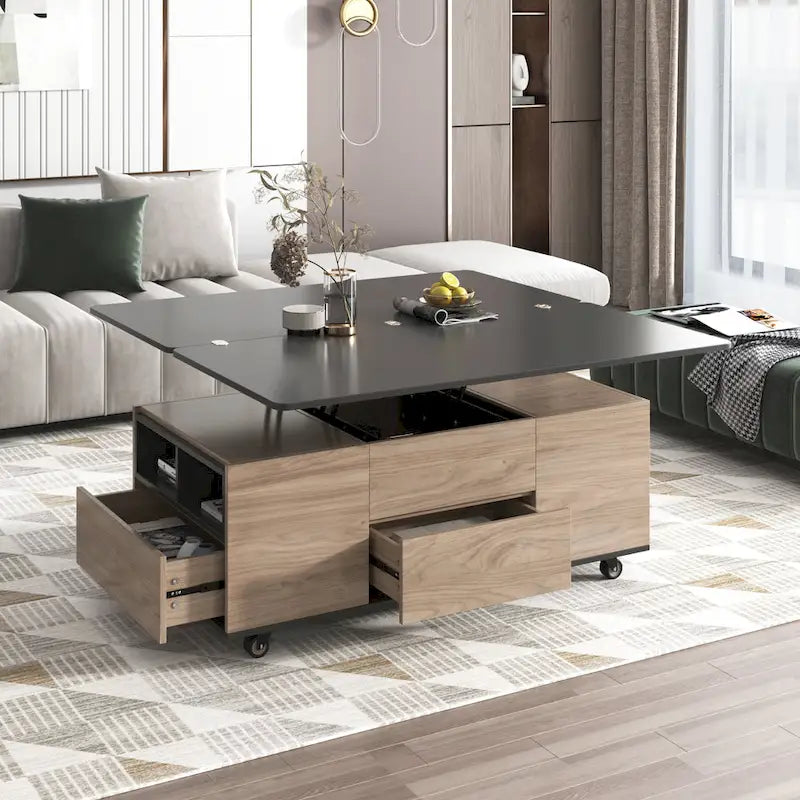 Table basse relevable moderne