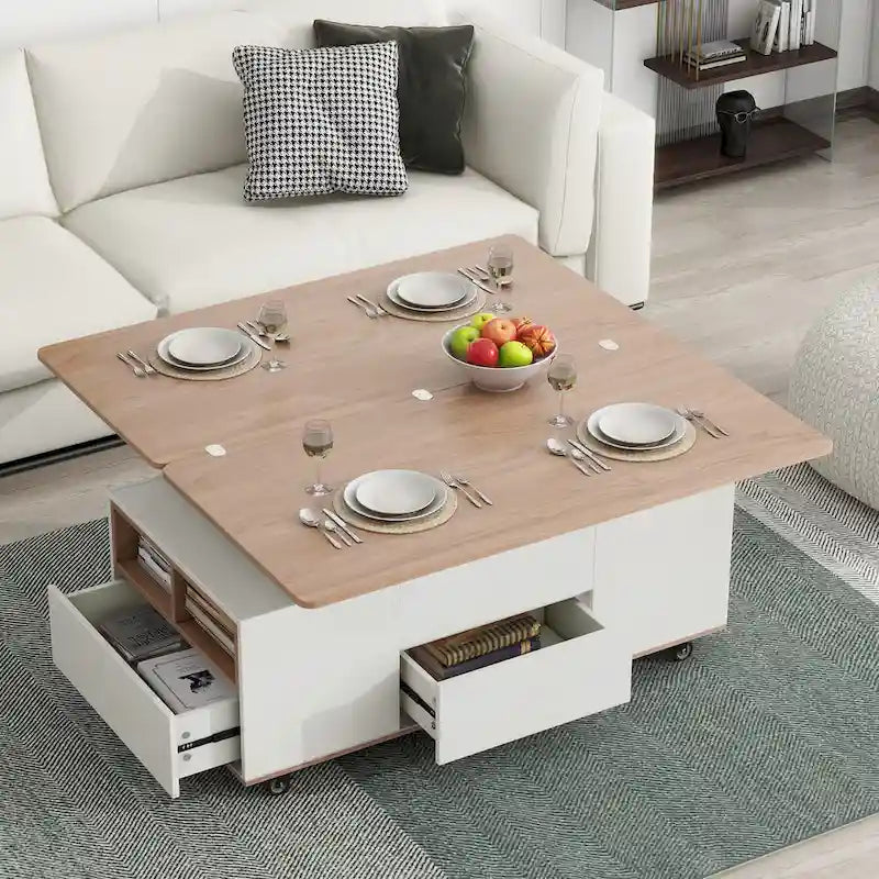 Table basse relevable moderne