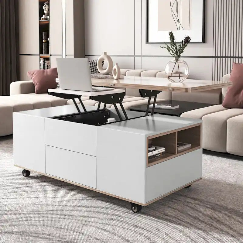 Table basse relevable moderne