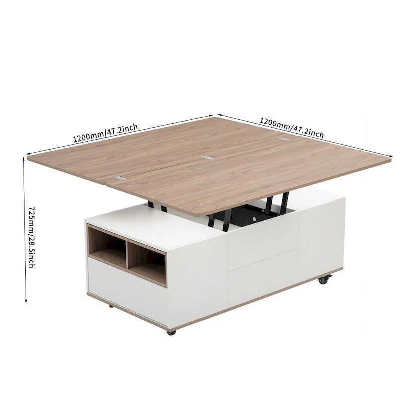 Table basse relevable moderne