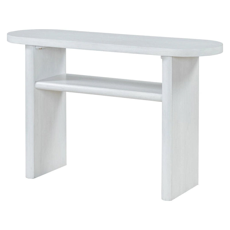 47.80 Table console en bois moderne avec étagère