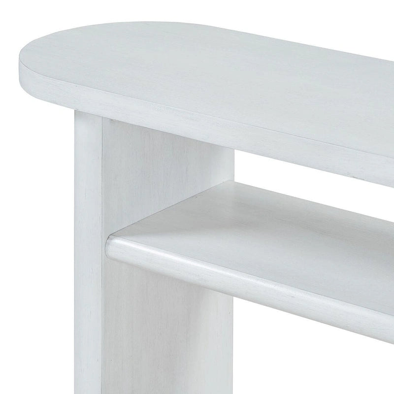 47.80 Table console en bois moderne avec étagère