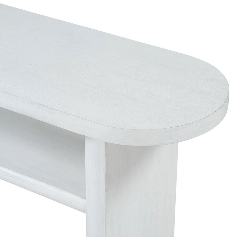 47.80 Table console en bois moderne avec étagère