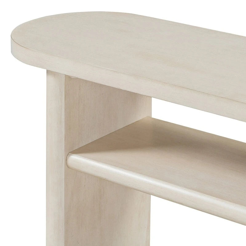 47.80 Table console en bois moderne avec étagère