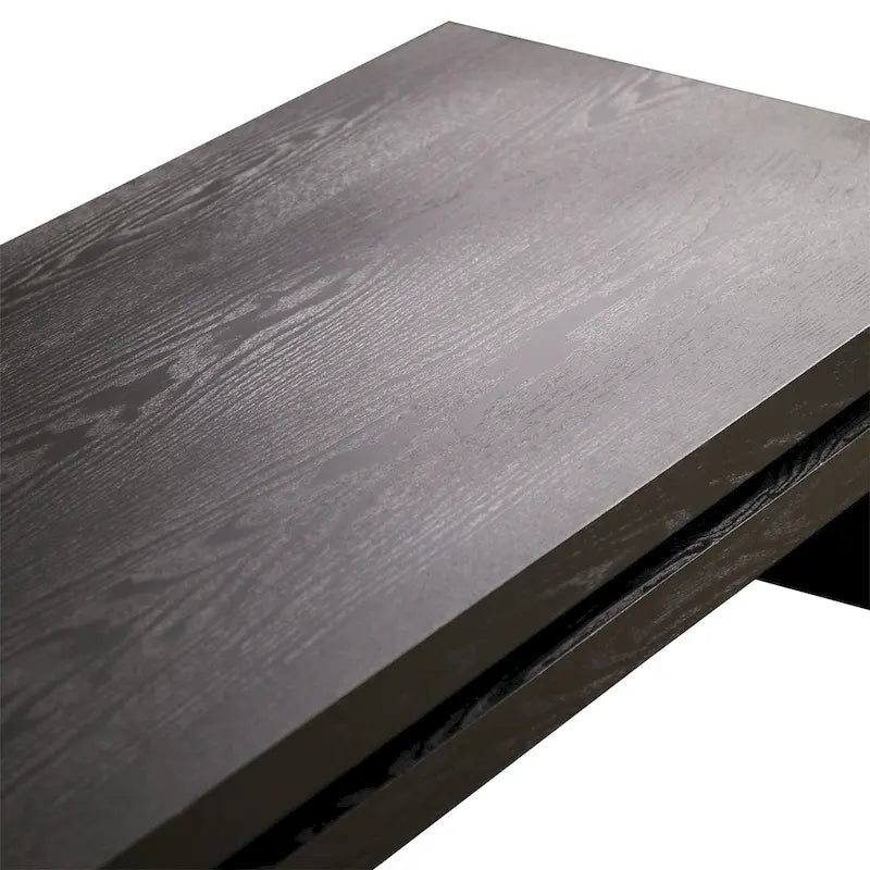 Table basse moderne en bois noir