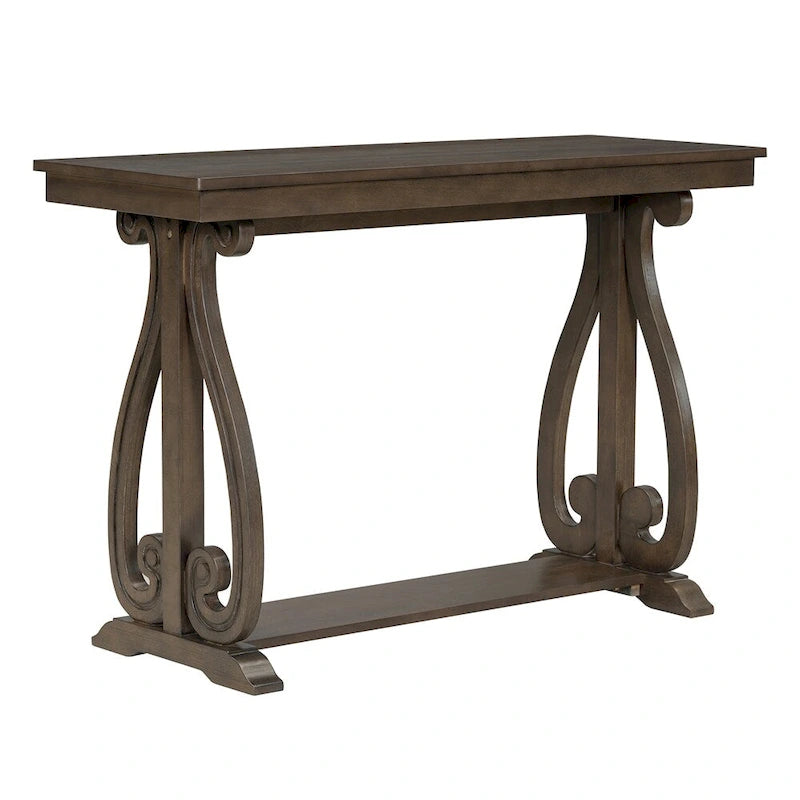 Console rustique vintage de 48 pouces, table d'entrée de style ferme