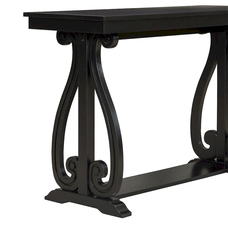Console rustique vintage de 48 pouces, table d'entrée de style ferme