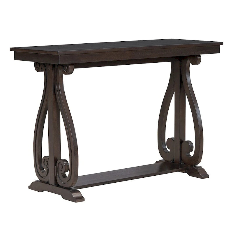 Console rustique vintage de 48 pouces, table d'entrée de style ferme