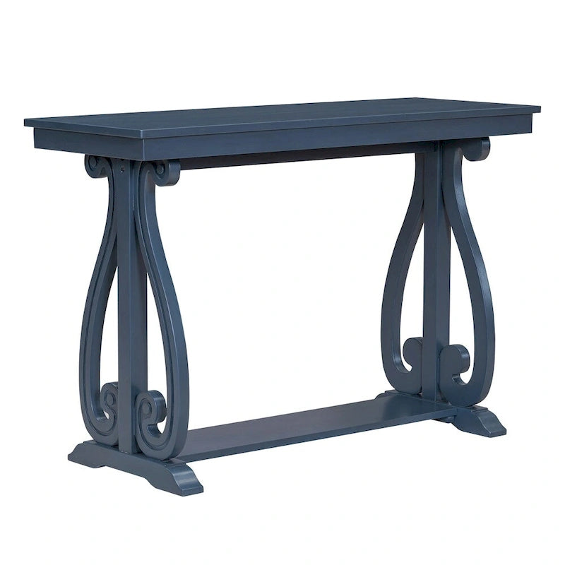 Console rustique vintage de 48 pouces, table d'entrée de style ferme