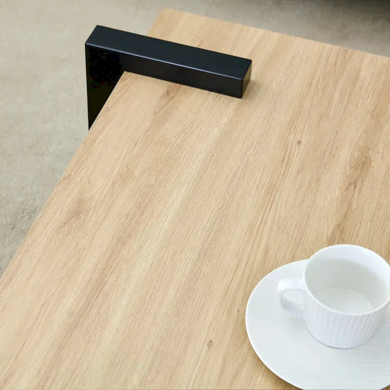 Table basse moderne en MDF, durable et élégante, mobilier de salon