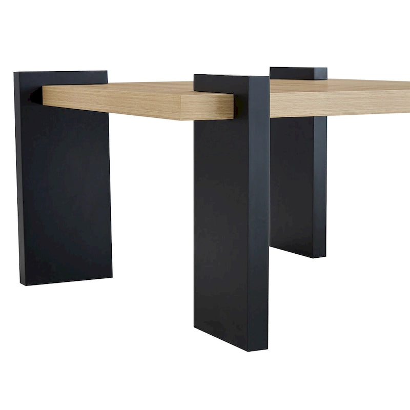 Table basse moderne en MDF, durable et élégante, mobilier de salon