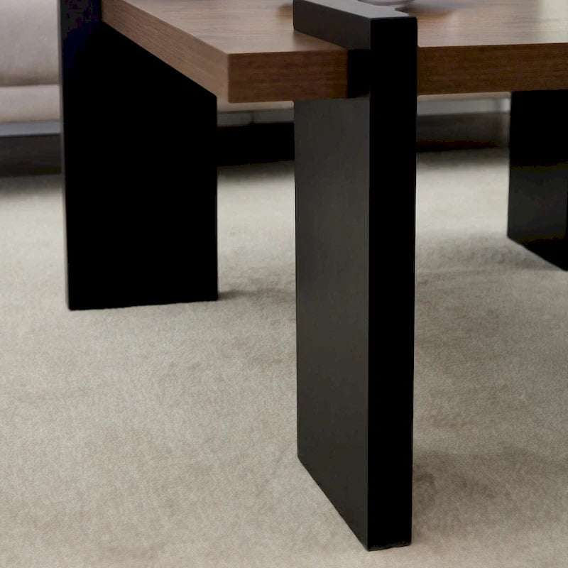 Table basse moderne en MDF, durable et élégante, mobilier de salon