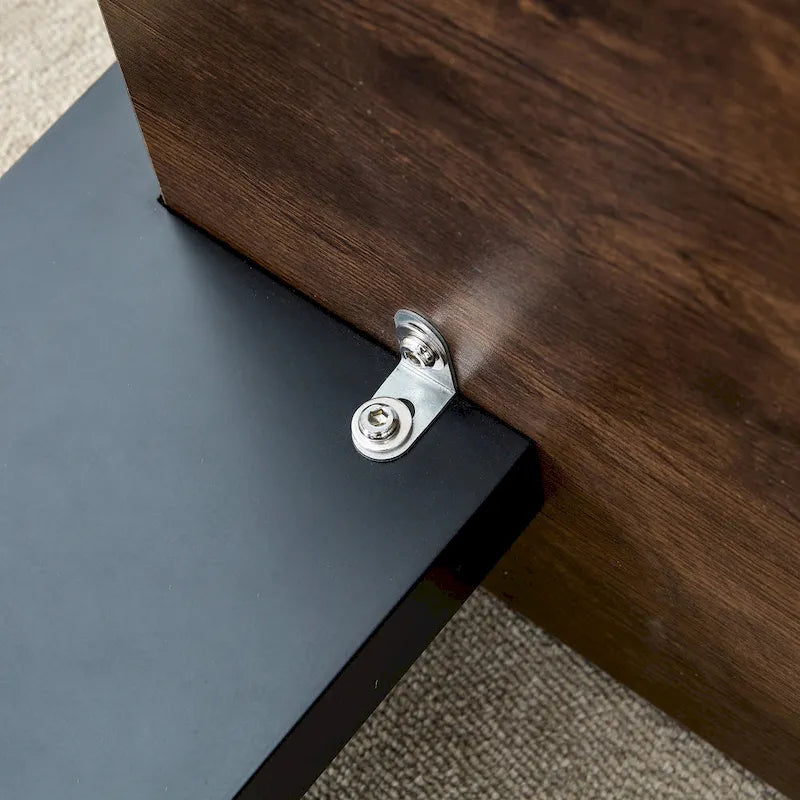 Table basse moderne en MDF, durable et élégante, mobilier de salon