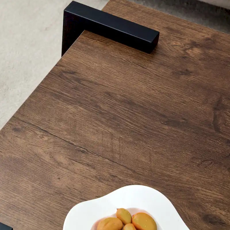 Table basse moderne en MDF, durable et élégante, mobilier de salon