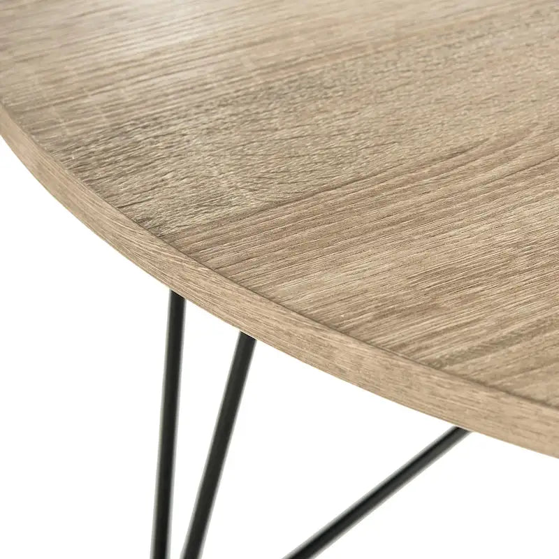 Table basse Safavieh Mid-Century Modern Maris gris clair/noir - 34 larg. x 34 prof. x 14 haut.