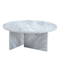 Table basse ronde moderne en MDF, table de salon durable