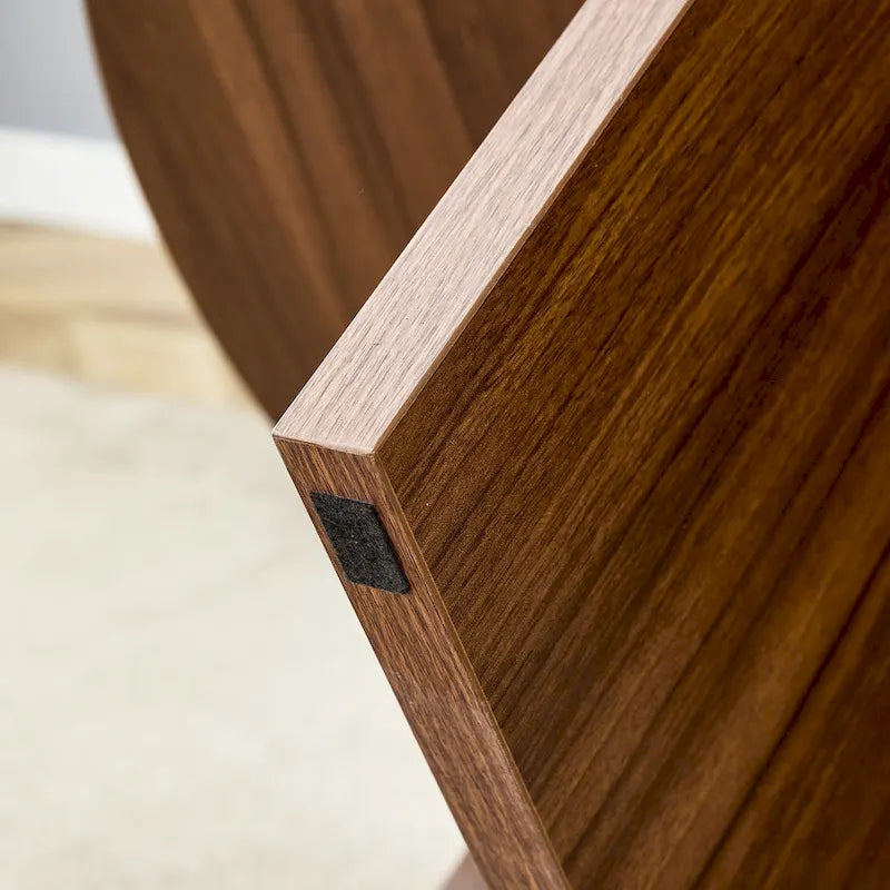 Table basse ronde moderne en MDF, table de salon durable
