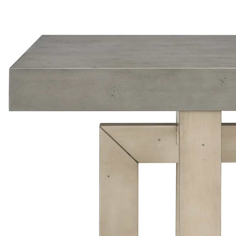 Console contemporaine avec plateau en bois, Table d'entrée extra longue pour entrée, couloir, salon, foyer