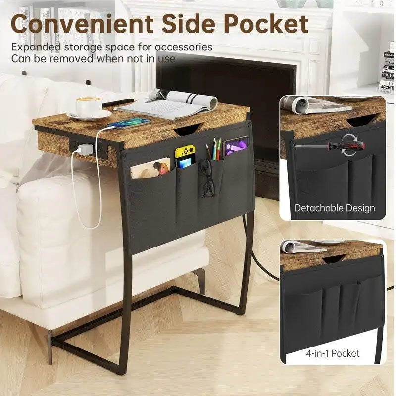 Tables de service TV – 23,6P x 15,75L x 28,5H