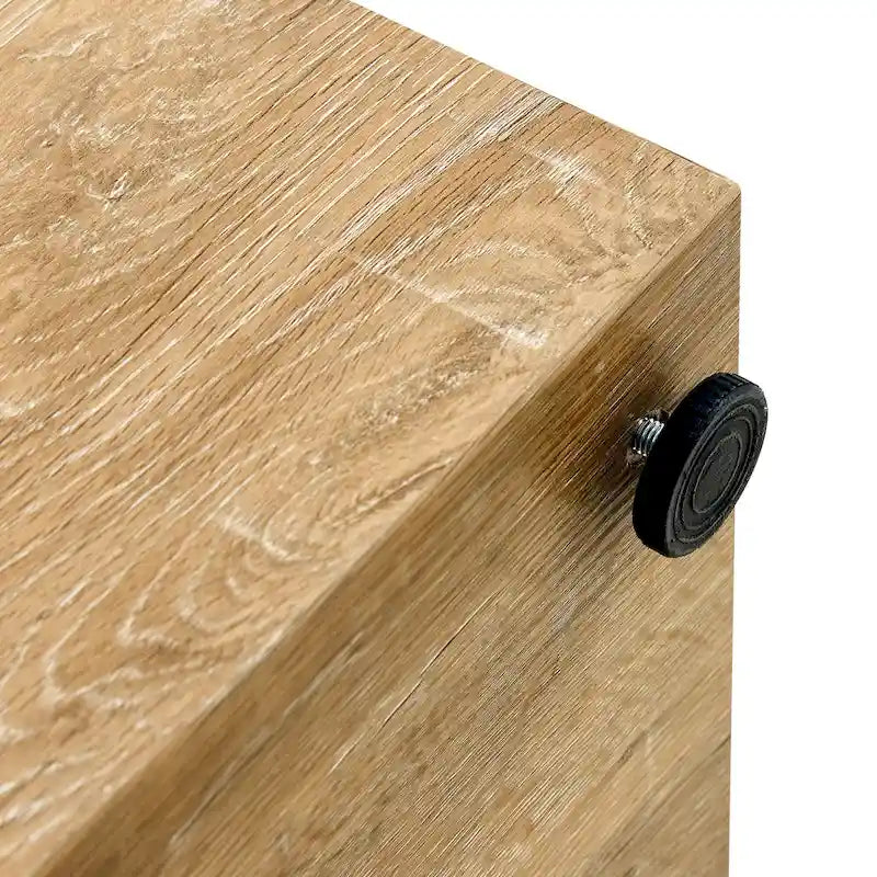 Table basse rectangulaire moderne avec base solide, Table basse en bois avec texture imitation marbre pour salon