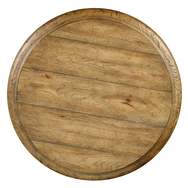 Table piédestal Hooker Furniture en bois dur de 30 pouces de diamètre de la collection