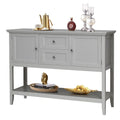 Table console en bois Costway avec tiroirs