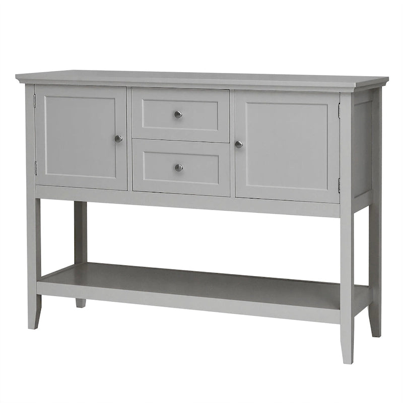 Table console en bois Costway avec tiroirs