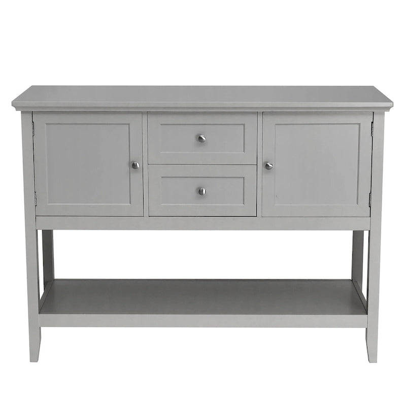 Table console en bois Costway avec tiroirs