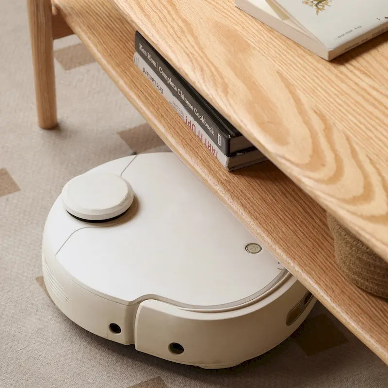 Christopher Knight Home - Table basse en chêne massif Hudson avec étagère de rangement pour salon et bureau à domicile