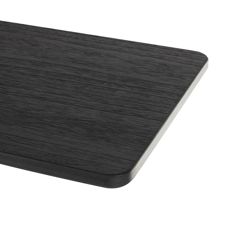 Console en bois avec pied sculpté ovale - Noir - Roche River Decor
