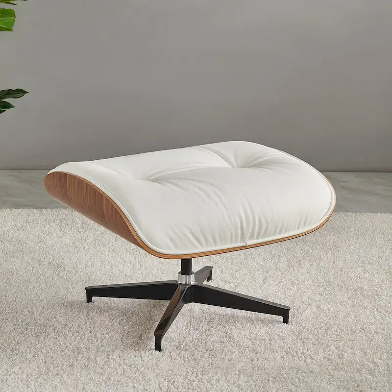Fauteuil inclinable en cuir de style Mid-Century Modern