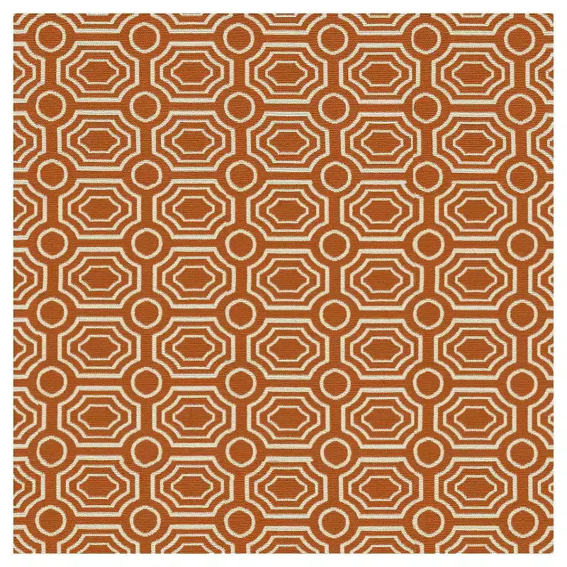 Storage Cube Ottoman - Orange