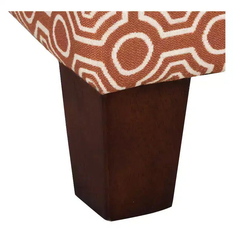Storage Cube Ottoman - Orange