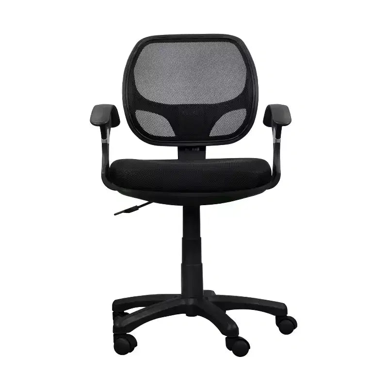 Midback Mesh Task Office Chair Black – Pneumatic, Swivel, 150 lb Capacity