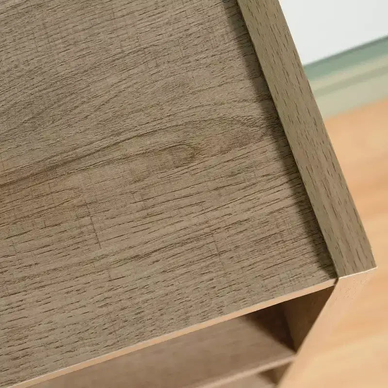 35" 3-Shelf Bookshelf Brown
