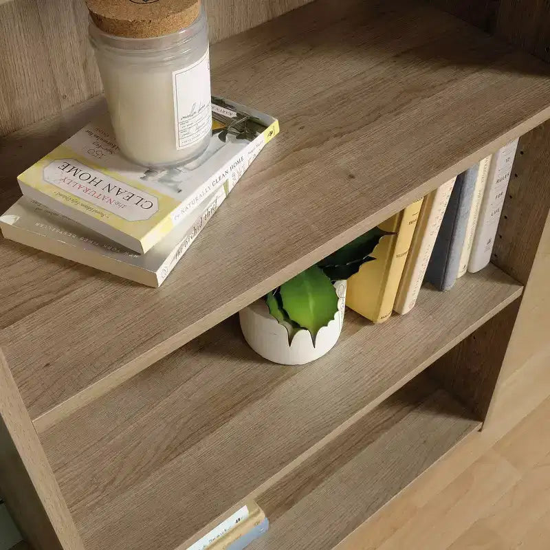 35" 3-Shelf Bookshelf Brown