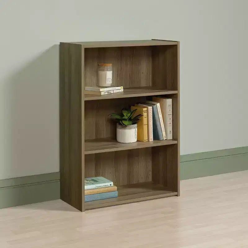 35" 3-Shelf Bookshelf Brown