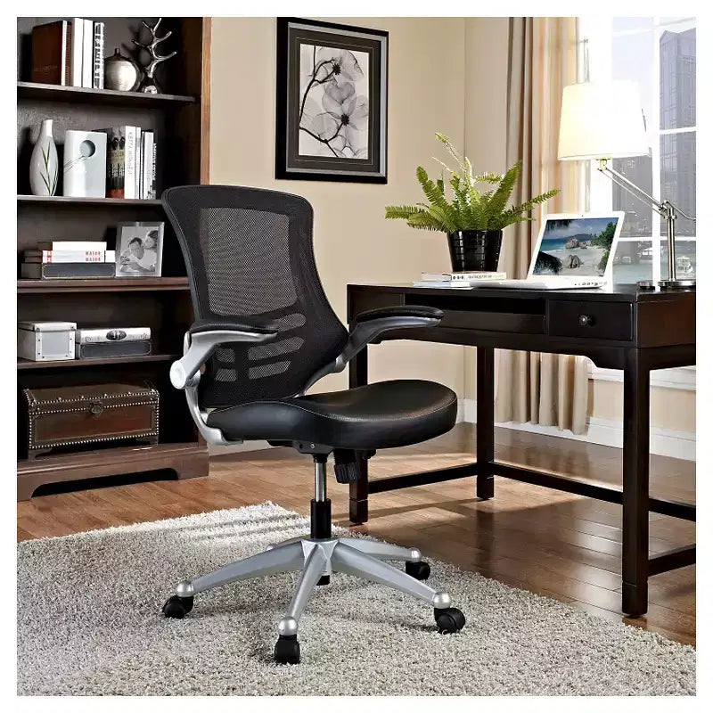Ergonomic Mesh Office Chair with Flip-Up Arms