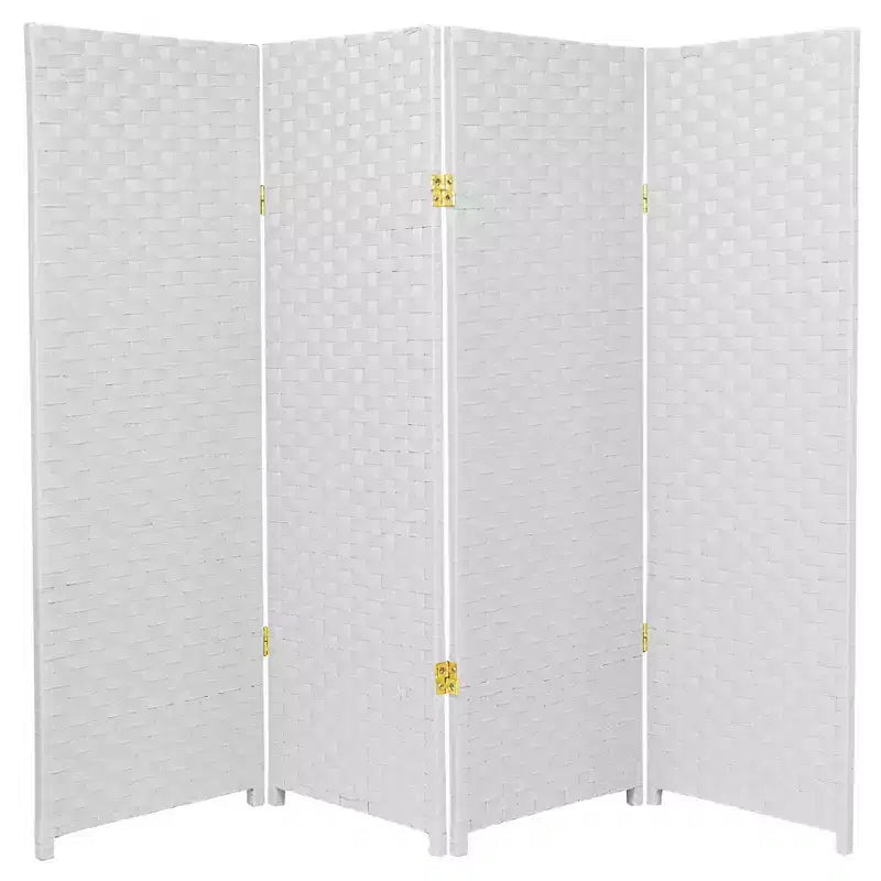 4 ft. Tall Woven Fiber Room Divider (4 Panels)